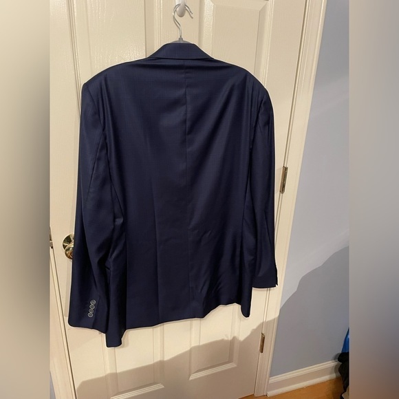 G Manzoni Navy Light Weight Wool Blazer - Picture 2 of 12